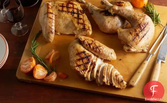 Curcan La Grătar Marinat Cu Citrice