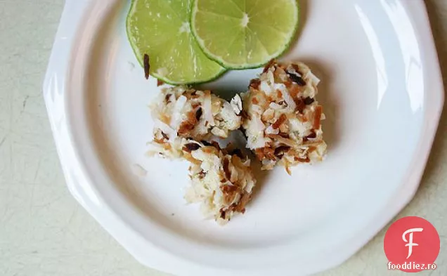 Mușcături Cremoase De Tei Și Trufe De Nucă De Cocos