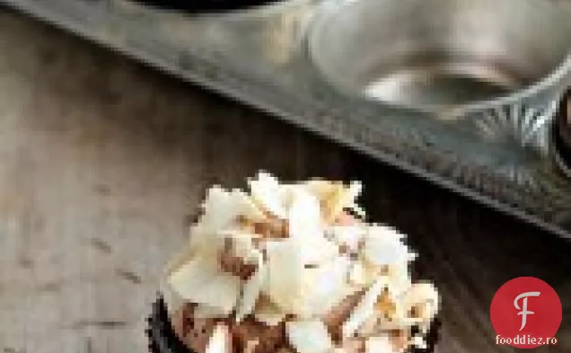 Cupcakes cu nucă de cocos-mocha
