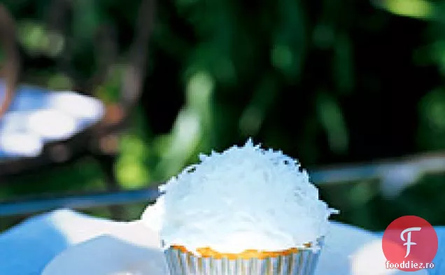 Cupcakes cu nucă de cocos