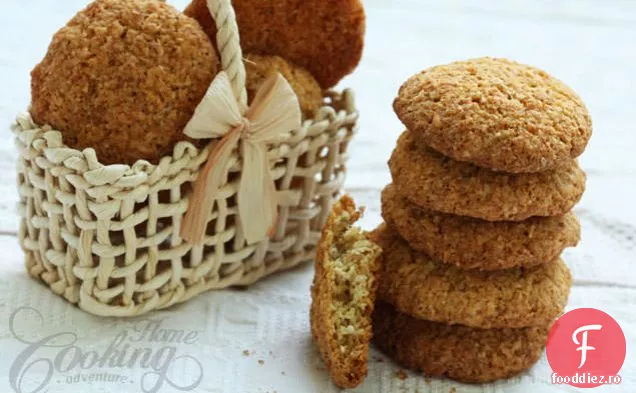 Biscuiți Crocanți Cu Nucă De Cocos