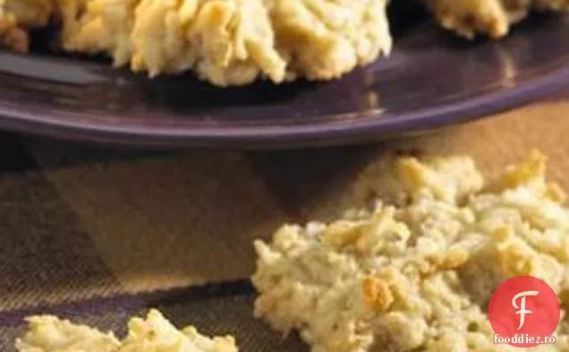 Picături De Fulgi De Ovăz Cu Nucă De Cocos