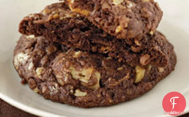 Biscuiți Cu Nucă De Cocos Cu Ciocolată Dublă