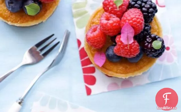 Tarte Bakewell Cu Fructe De Pădure Și Nucă De Cocos