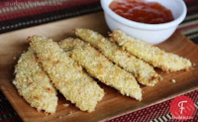 Degete Crocante De Pui Cu Nucă De Cocos