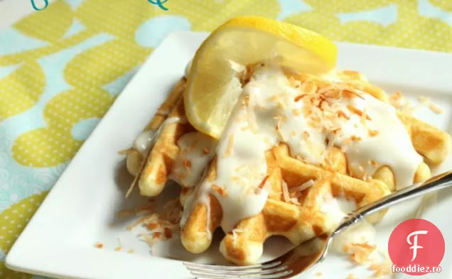 Vafe Cu Lămâie De Nucă De Cocos