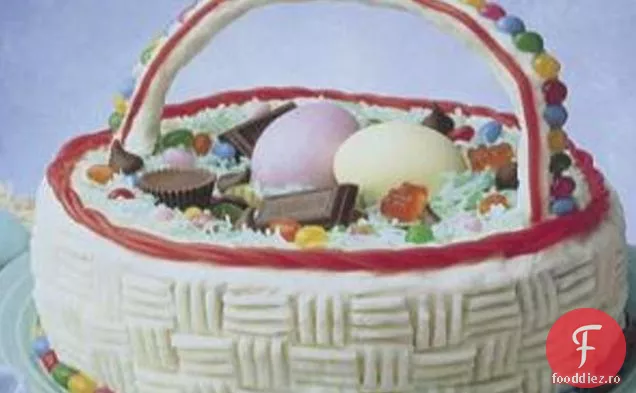Tort De Coș De Paște Cu Nucă De Cocos Mounds