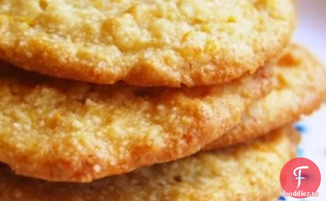 Cookie-Uri De Nucă De Cocos Cu Migdale Portocalii