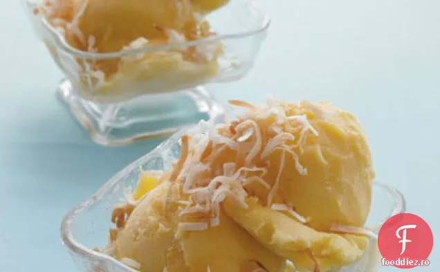 Sorbet Rapid De Mango-Nucă De Cocos