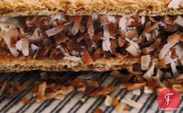 Sandvișuri Cu Înghețată De Nucă De Cocos Prăjită