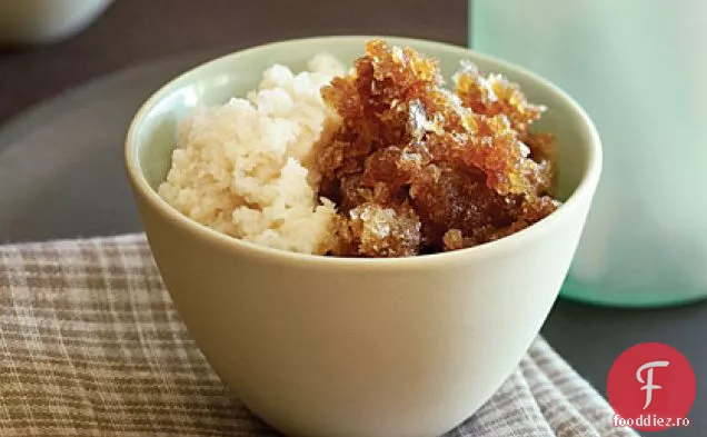 Granita de cafea și lapte de migdale