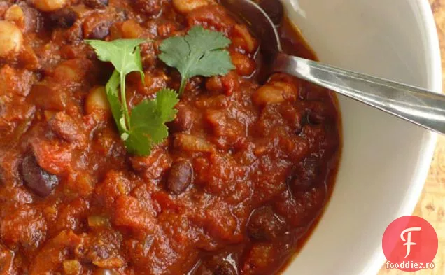 Vegetarian Fasole Neagră Espresso Chili