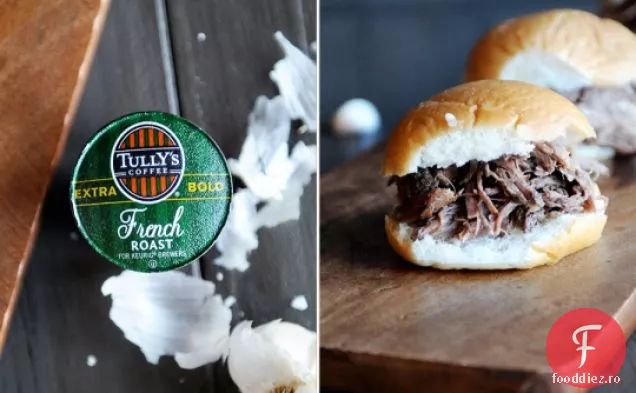 Slow Cooker Cafea Și Usturoi Friptură De Vită