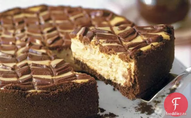 Cheesecake Ușor De Ciocolată-Cafea Cu Sos Mocha