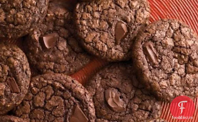 Cookie-uri de ciocolată neagră cu Espresso