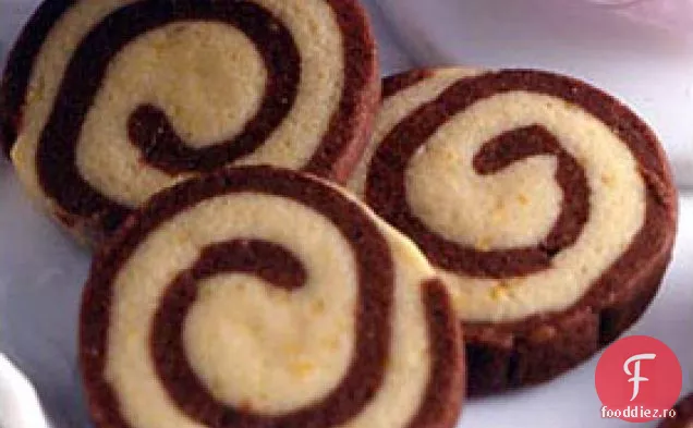 Pinwheels Mocha Portocaliu