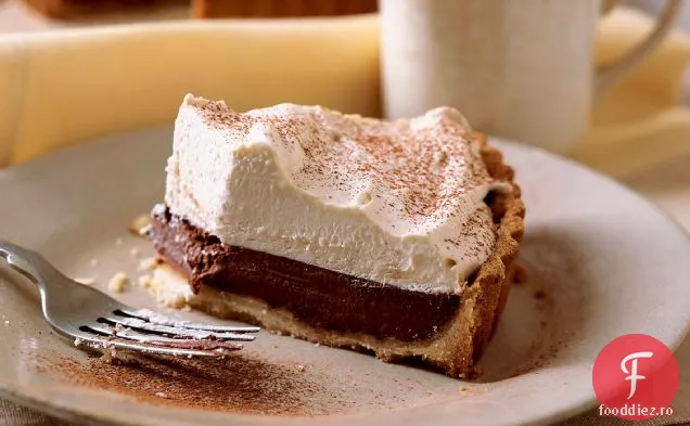 Tarta de ciocolata dulce-amara cu crema de cafea Mascarpone
