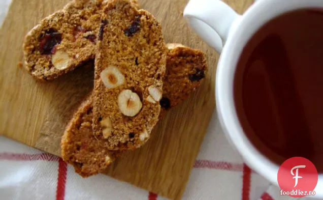 Cantuccini De Alune Cu Afine Portocalii