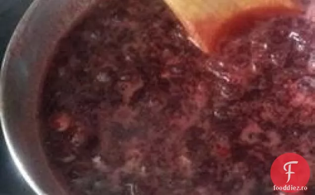 Sos de portocale și afine brandy