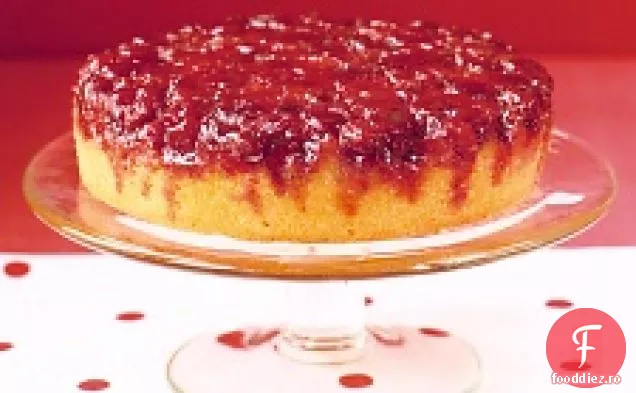 Tort cu merișor cu capul în jos