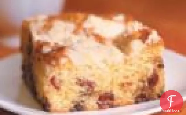 Tort de cafea cu smântână de afine cu Topping de Streusel