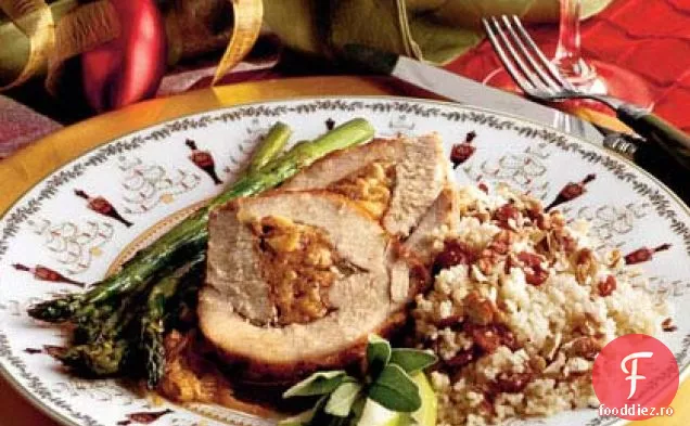 Couscous de pecan cu afine și prăjite