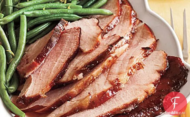 Șuncă Glazurată Cu Coacăze Roșii-Rodie