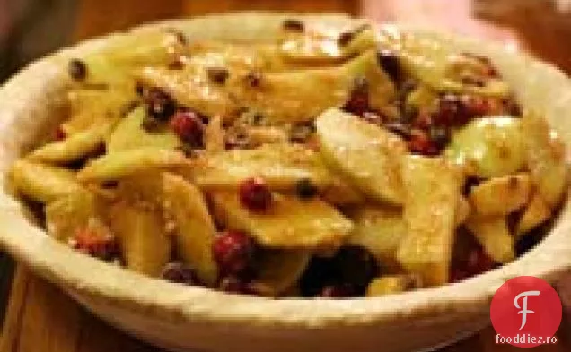 Apple Afine Coacaze Crumble Pie