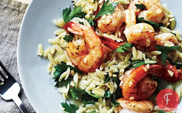 Scampi De Creveți Cu Ardei De Lămâie