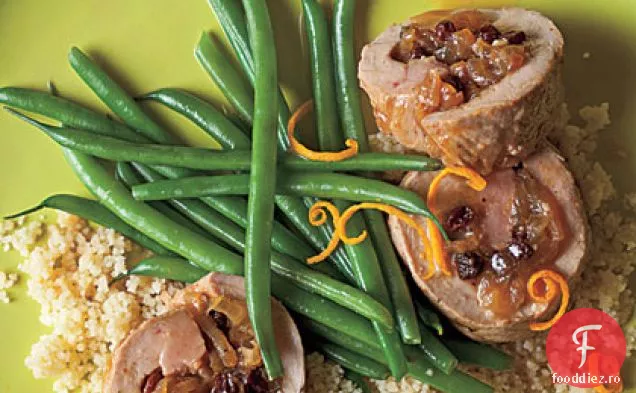 Filet de porc cu compot portocaliu
