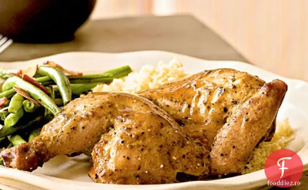 Găini Cornish Prăjite Cu Piper