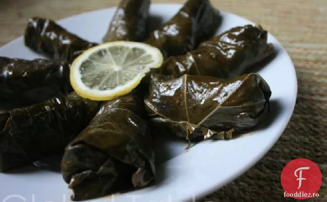 Frunze de struguri umplute armene (yalanchi Sarma)