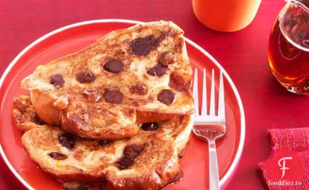Chocolate Chip-Data Pâine Prăjită Franceză