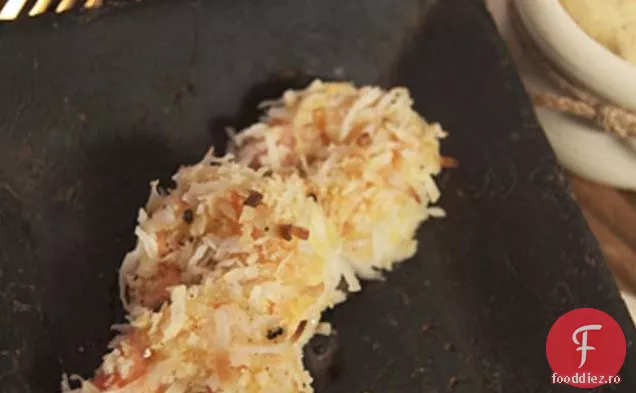 Creveți De Nucă De Cocos Cu Sos De Scufundare Curry