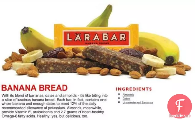 Oh, Ea Strălucește Pâine De Banane De Casă Larabar