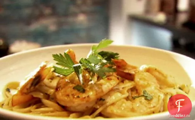 Scampi de creveți cu Linguini