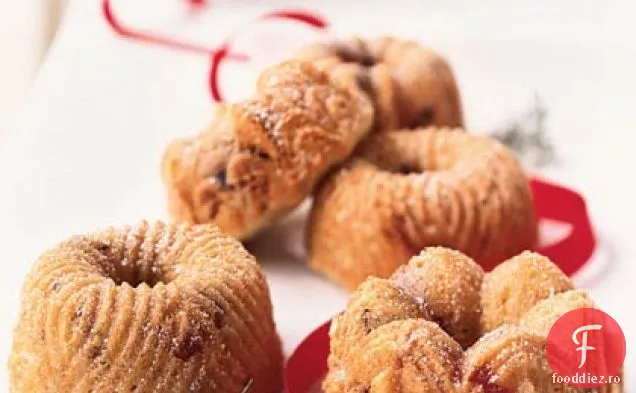 Prăjituri Mini Bundt Portocalii