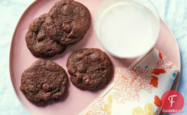 Biscuiți Cu Ciocolată Dublă Fără Gluten