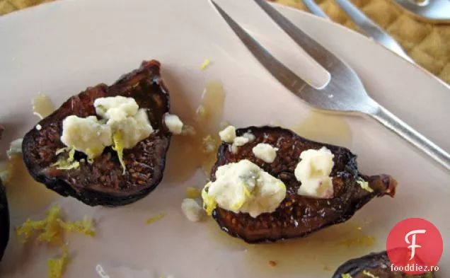 Smochine la grătar cu brânză albastră