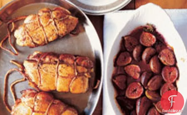 Sâni Dubli De Rață Cu Smochine Coapte