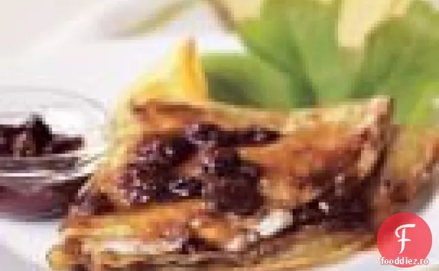 Crepe De Brânză De Capră Cu Gem De Smochine