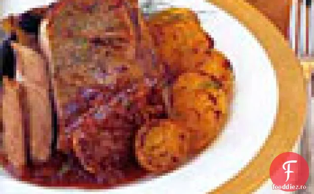 Cotlet de coaste de vițel cu fenicul caramelizat și smochine