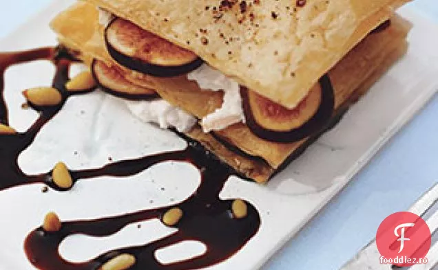 Millefeuille De Smochine Proaspete Și Ricotta