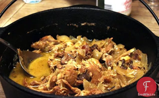 Tocană De Pui Cu Lămâie, Măsline Și Smochine