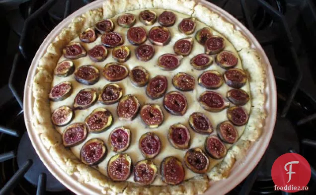 Plăcintă Cu Brânză De Capră Cu Smochine Cu Rozmarin Și Lămâie Meyer