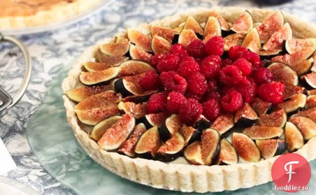 Tarta Mascarpone Cu Smochine Si Zmeura Fara Gluten Cu Miere Locala