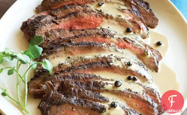 Friptură de flanc de gin și condimente