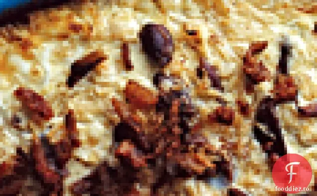 Gratin cremos de varză murată cu Confit de rață