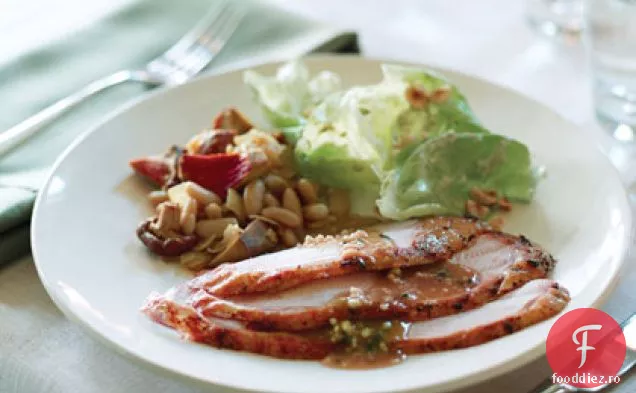 Curcan prăjit de ienupăr și ierburi