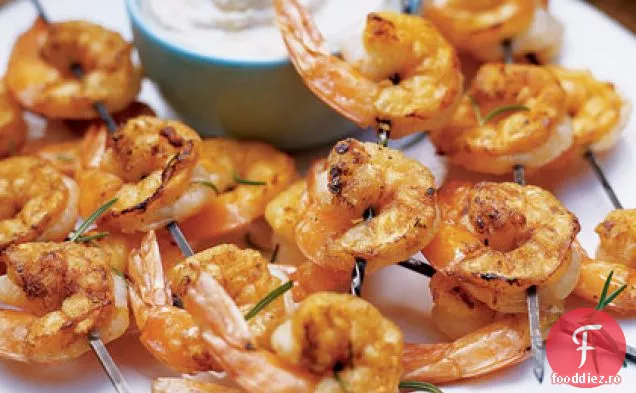 Creveți la grătar cu sos Tarator